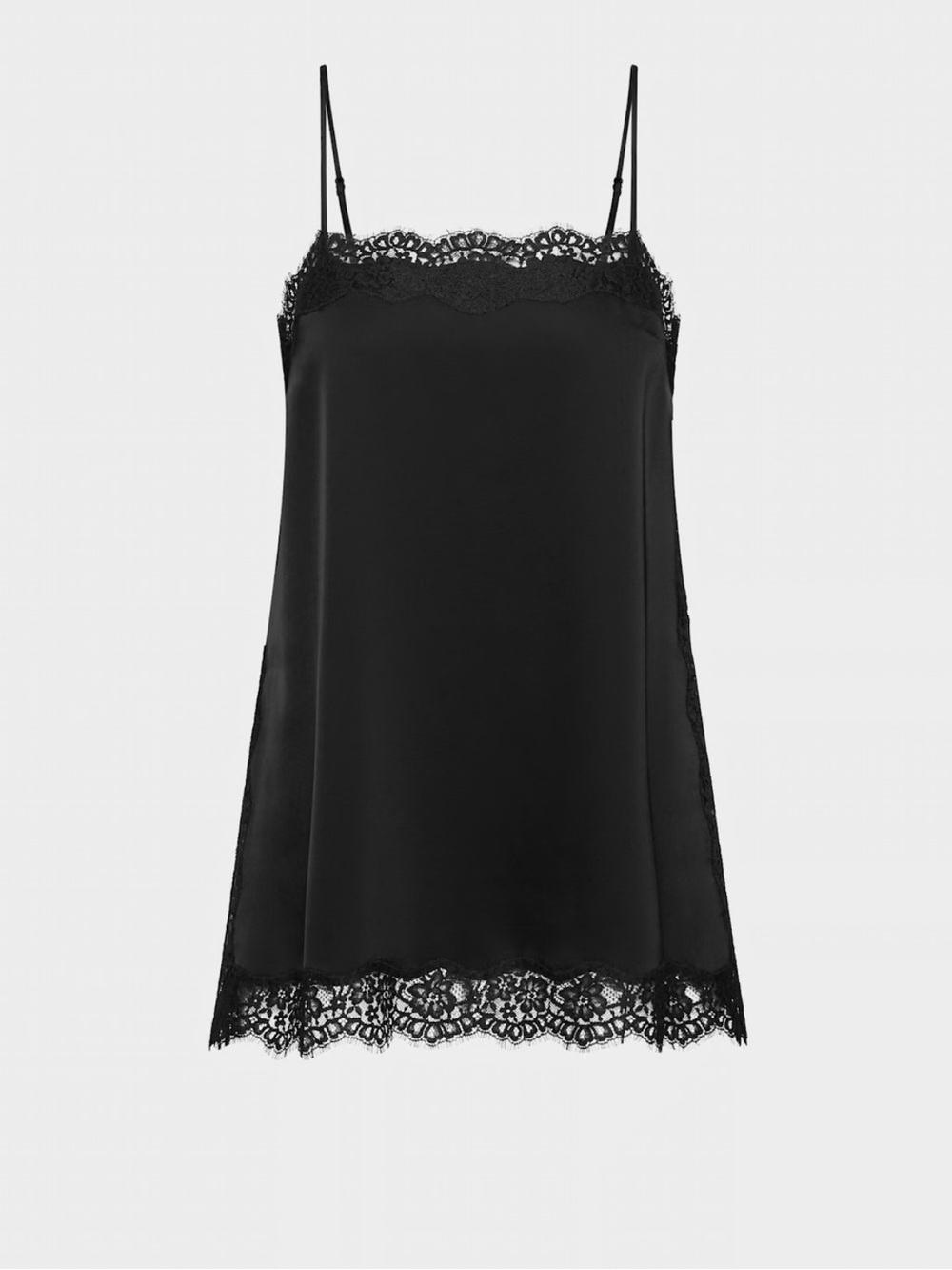 Aritzia black lace camisole